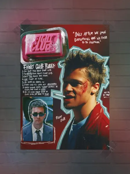 Постер "Бойцовский клуб (Fight Club)" Frykt