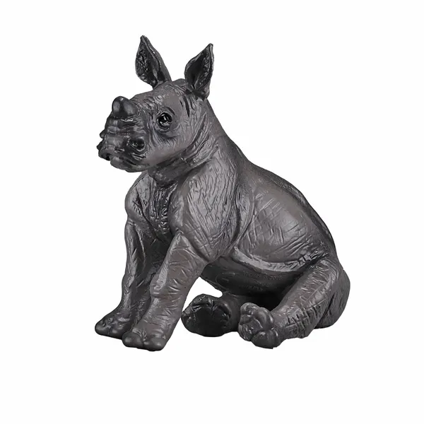 Коллекционная фигурка KONIK Носорог, детёныш, сидящий