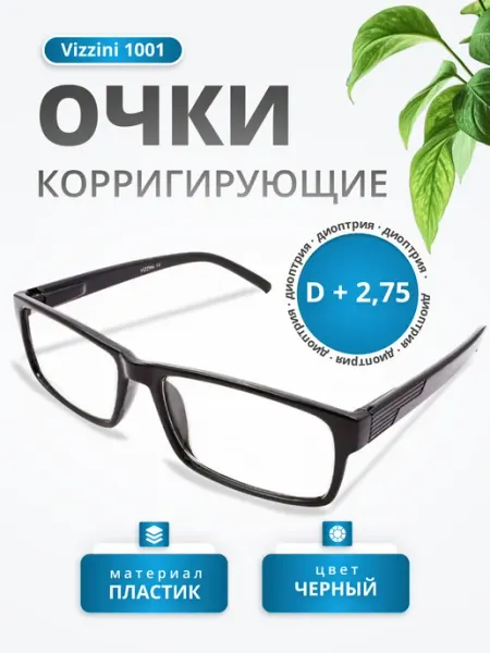 Очки корригирующие Vizzini 1001+2.75 C1 черный Vizzini / Очки корригирующие