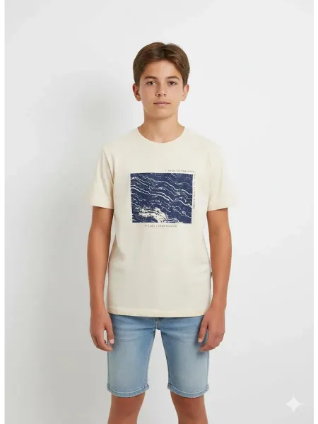 CEGISA Футболка летняя хлопковая с принтом