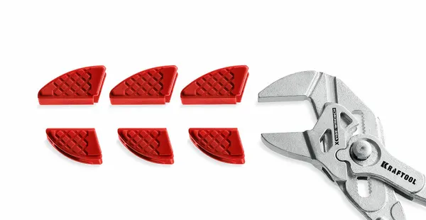 Сменные защитные накладки на губки KRAFTOOL Vise-Wrench для клещей 250мм 22067-S3