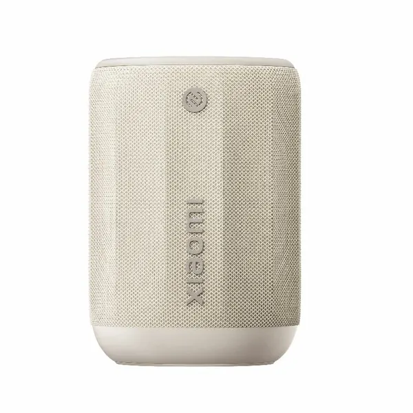 Беспроводная портативная колонка Xiaomi Bluetooth speaker mini ASM01A HyperOS Bluetooth 5.3 NFC IP67 RGB, светло-бежевый