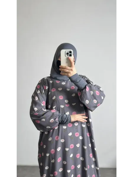 Hijab center Намазное платье намазник хлопок