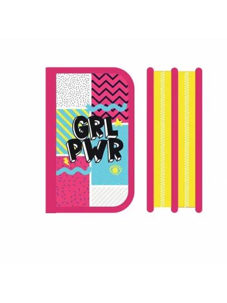 Пенал 2отд. ПО-05 GRL PWR 190х120мм откид.планка (жен ПЧЕЛКА