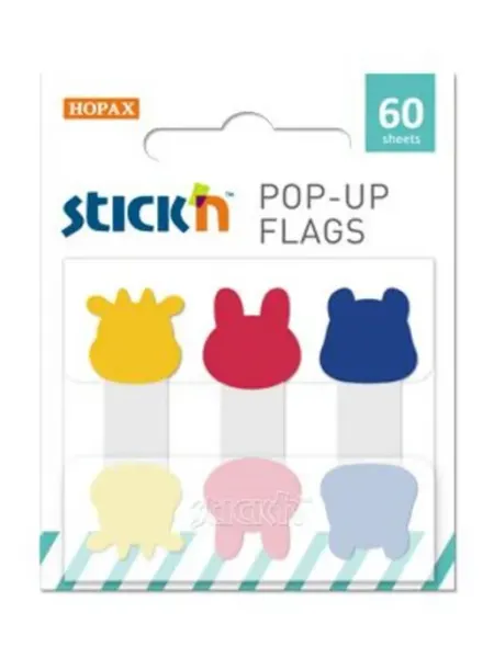 Закладки самокл пластиковые Stick`n 26090 3цв