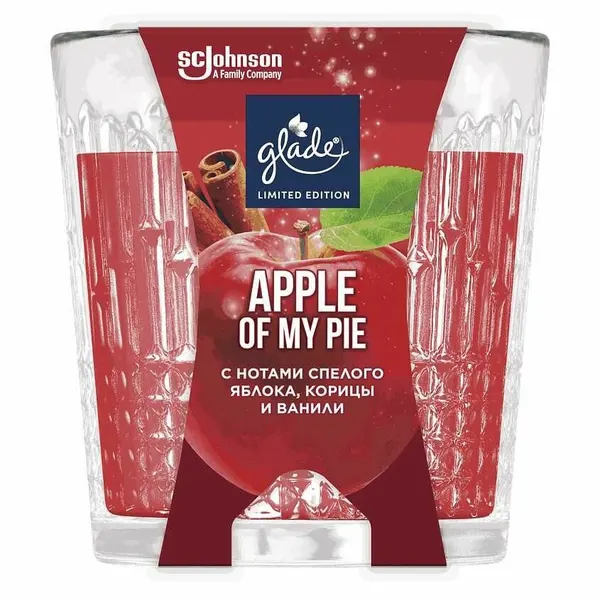 Ароматическая свеча GLADE LTO Apple of My Pie, 130 г 865069
