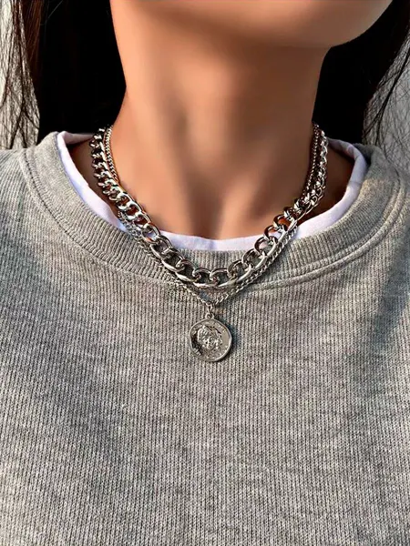 Chic Chains Цепочка на шею бижутерия