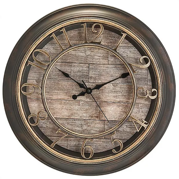 Часы настенные Delta DT11-008, 40.0*40.0*4.5 см, пластик, стекло