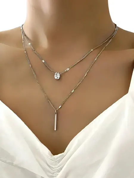 Chakki&Charms Колье цепочка двойная на шею