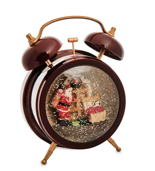 Часы-будильник с подсветкой Рождество
