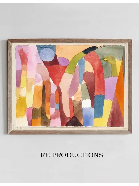 Re.productions Постер Movement of Vaulted Chambers - Paul Klee
