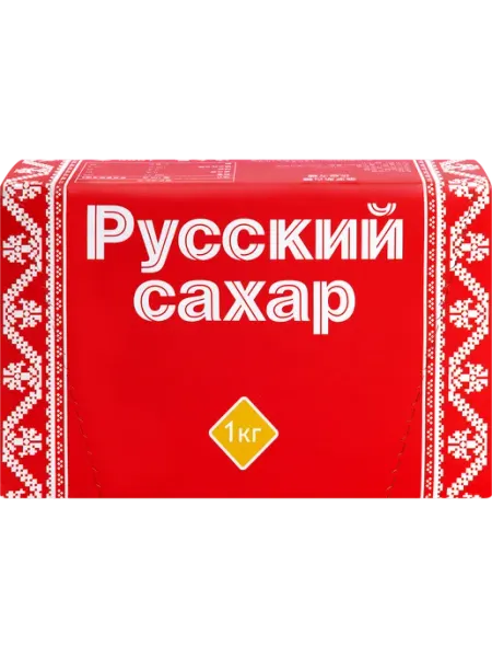 Сахар белый РУССКИЙ САХАР кусковой, 1кг