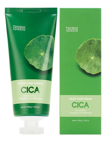 Крем для рук с экстрактом центеллы азиатской TENZERO Relief Hand Cream Cica 100g
