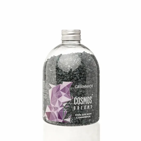 Соль для ванны Greenmade "Космические сновидения" с шиммером, парфюмированная, 500 г