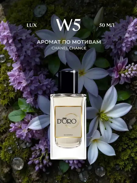 Gamma D'oro Духи женские стойкие W5 Chanel Chance, 50 мл