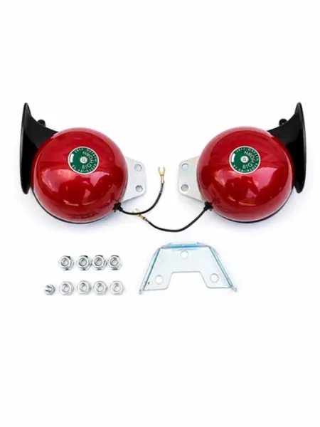 Автомобильный сигнал MAROCO SIGNAL, 2 шт., 12V, красно-черный, комплект креплений - Электрооборудование