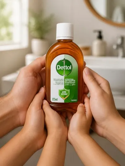 Dettol жидкий антисептик, антибактериальный для кожи и дезинфекции поверхностей, 125 мл - Универсальные чистящие средства