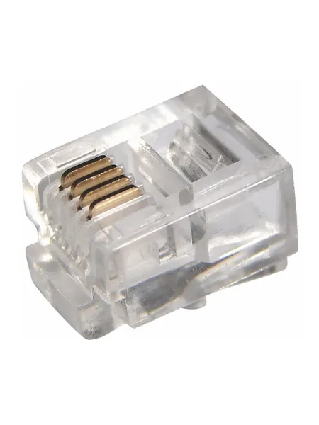 Коннектор-разъем ProConnect RJ-11 6P4C телефонный джек 05-1012-3