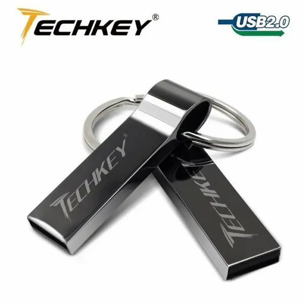 USB-флеш-накопитель TECHKEY, водонепроницаемый USB флеш-накопитель 64 ГБ