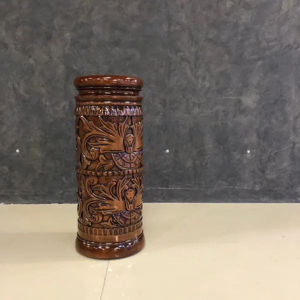 Подставка под зонты и трости DOMKORLEONE, H024-HP из красного дерева (mahogany wood), цвет орех HP (коричневый)