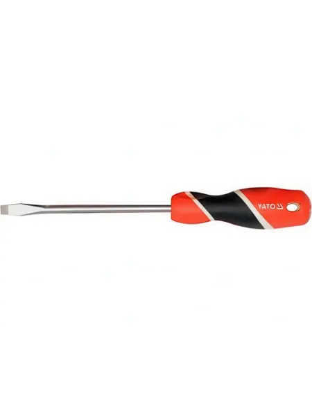 Отвертка шлицевая, плоская SL6х200мм Yato