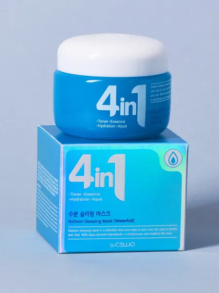 Dr. CELLIO Увлажняющая ночная маска для лица 70мл Dr. G50 4 IN 1 Suboon Sleeping Mask Aqua