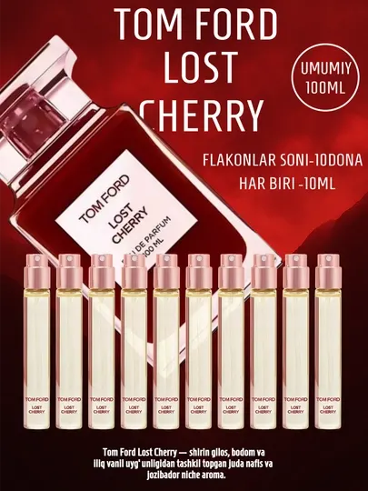 Парфюмированная вода для женщин Tom Ford Lost Cherry, Tom Ford, женские духи Lost Cherry