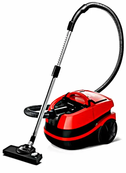 Пылесос Bosch BWD421PET AquaWash&Clean, моющий, напольный, с HEPA H13 фильтром, красный, 3 в 1