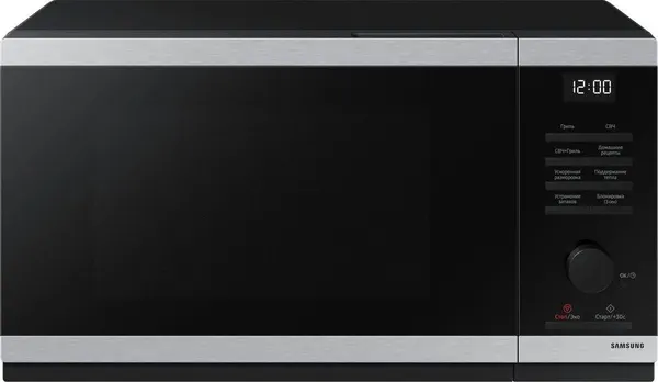 Микроволновая печь Samsung MG23DG4524ATBW нержавеющая сталь/черный