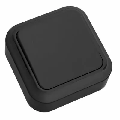 Выключатель Bylectrica "Пралеска" А16-131, 1 класс, 6А, IP20, черный