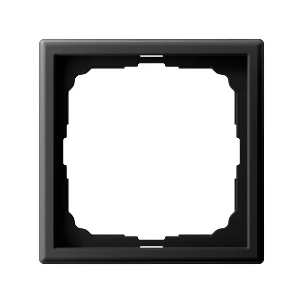 Рамка Systeme Electric ArtGallery одноместная карбон GAL001001