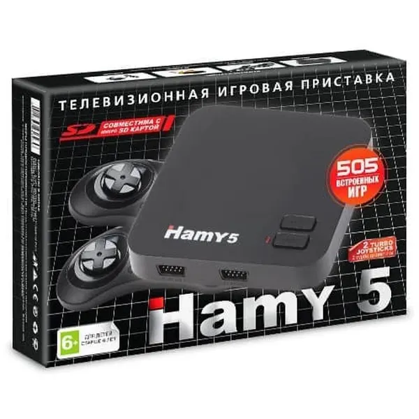Стационарная игровая приставка Hamy 5 (505-в-1) Black Hamy 5 Чёрный