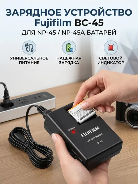 Зарядное устройство для фотоаппарата Fujifilm BC-45 для NP-45