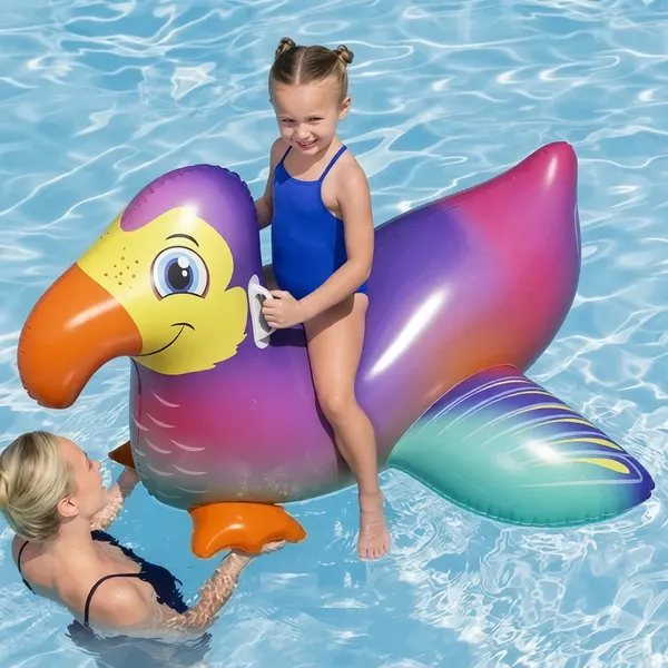 Надувная игрушка-наездник Bestway 41504, "Додо" с ручками, 141*113 см, до 45кг, от 3 лет