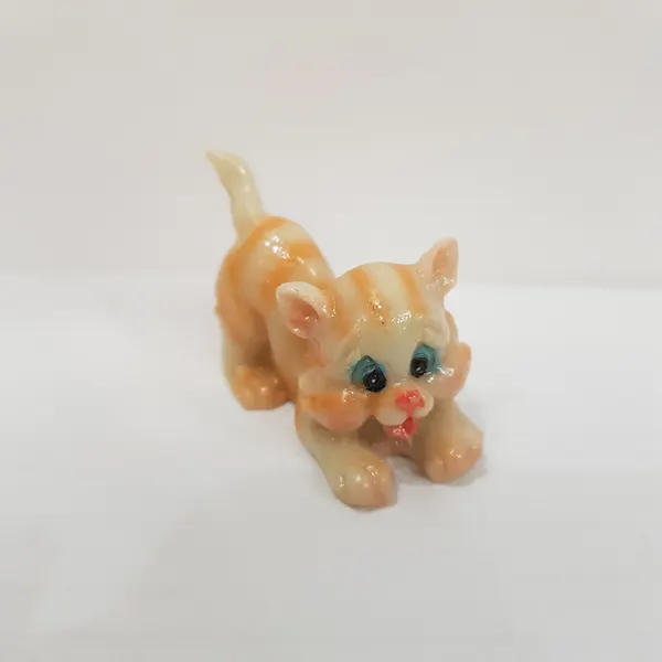Фигурка декоративная "Котик" мини 3х4х2см, полистоун 1555А