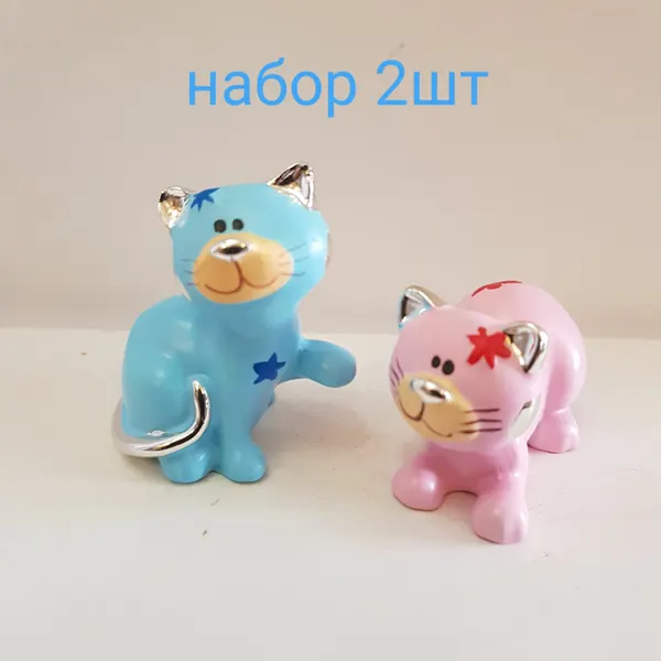 Фигурка декоративная "Котик и Кошечка" набор 2шт, 9913