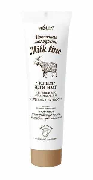 Белита-Витэкс Крем для ног Интенсивное смягчение Протеины молодости Milk Line