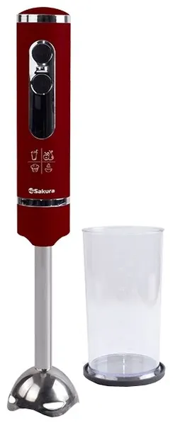 Погружной блендер Sakura SA-6239MRC, красный