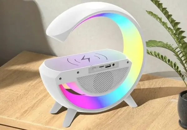 Многофункциональная Bluetooth-колонка с ЖК-дисплеем будильником и зарядкой BT-34