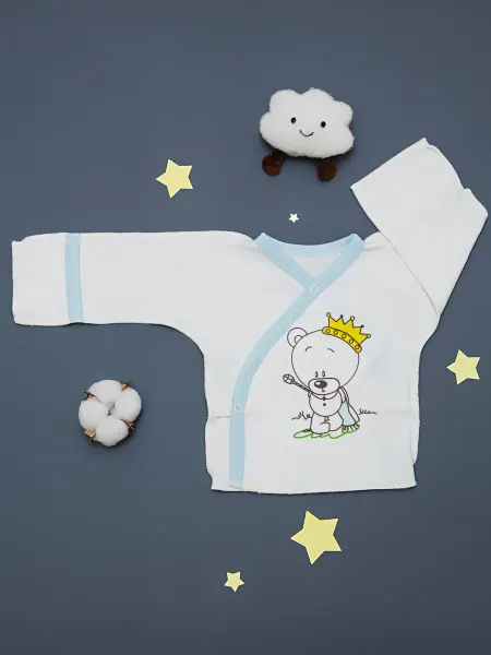 Cotton for children Распашонка кофточка для малышей и новорожденных