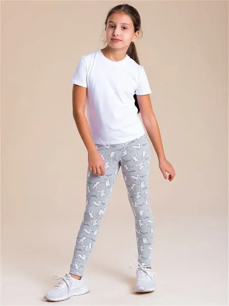 ETE CHILDREN Леггинсы детские хлопковые спортивные с рисунком