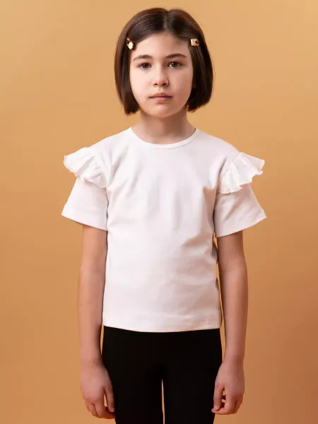 ETE CHILDREN Футболка трикотажная из хлопка нарядная