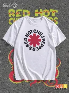 Футболка с принтом Red Hot Chili Peppers