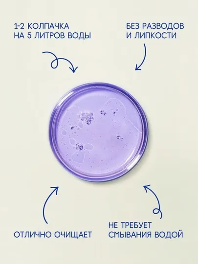 Чистящее средство для мытья пола Chirton Лаванда, 1000 мл
