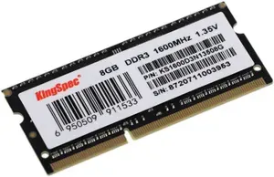 KingSpec Оперативная память DDR3, 1600 МГц, 1 x 8 ГБ (KS1600D3N13508G)