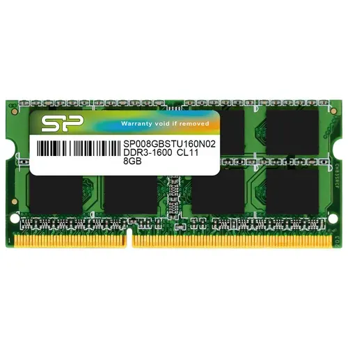 Silicon Power Оперативная память DDR3 1600 Мгц DDR3, 1600 МГц, 1 x 8 ГБ (SP008GBSTU160N02)