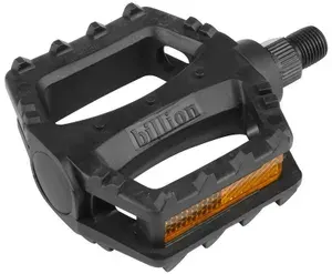 Педали Wellgo LU-968, ось 1/2", пластик, чёрные, для детских велосипедов