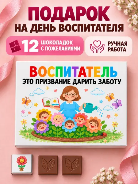 K&O Chocolate Подарок воспитателю на выпускной от родителей и детей