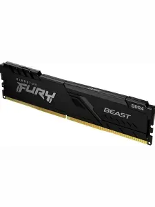 Kingston Fury Оперативная память Beast Black DDR4 3600 МГц DDR4, 3600 МГц, 1 x 8 ГБ (KF436C17BB/8)