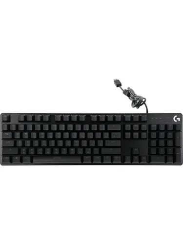 Клавиатура Logitech G412 SE механическая черный USB for gamer LED (920-010440) каб.:1.8м
